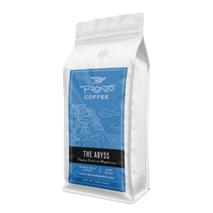 The Abyss dark coffee package side view