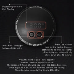 Adjustable Digital Tamper with Display