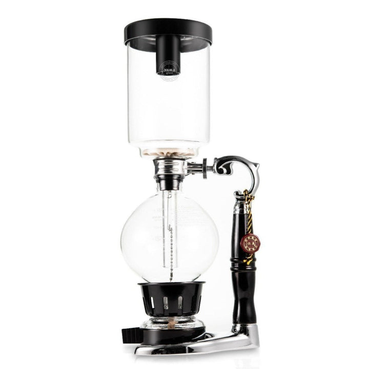 Yama Glass 5 Cup Tabletop Siphon Coffee Maker (Alcohol Burner)