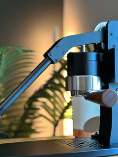 Turin Axis espresso machine — steam and hot-water control detail 13