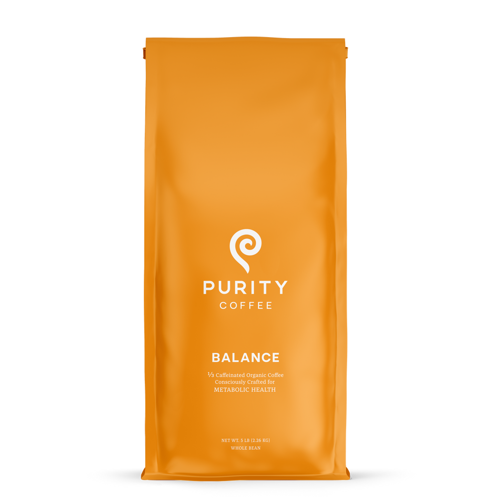 Bag of medium roast coffee from Blend with notes of Fruity