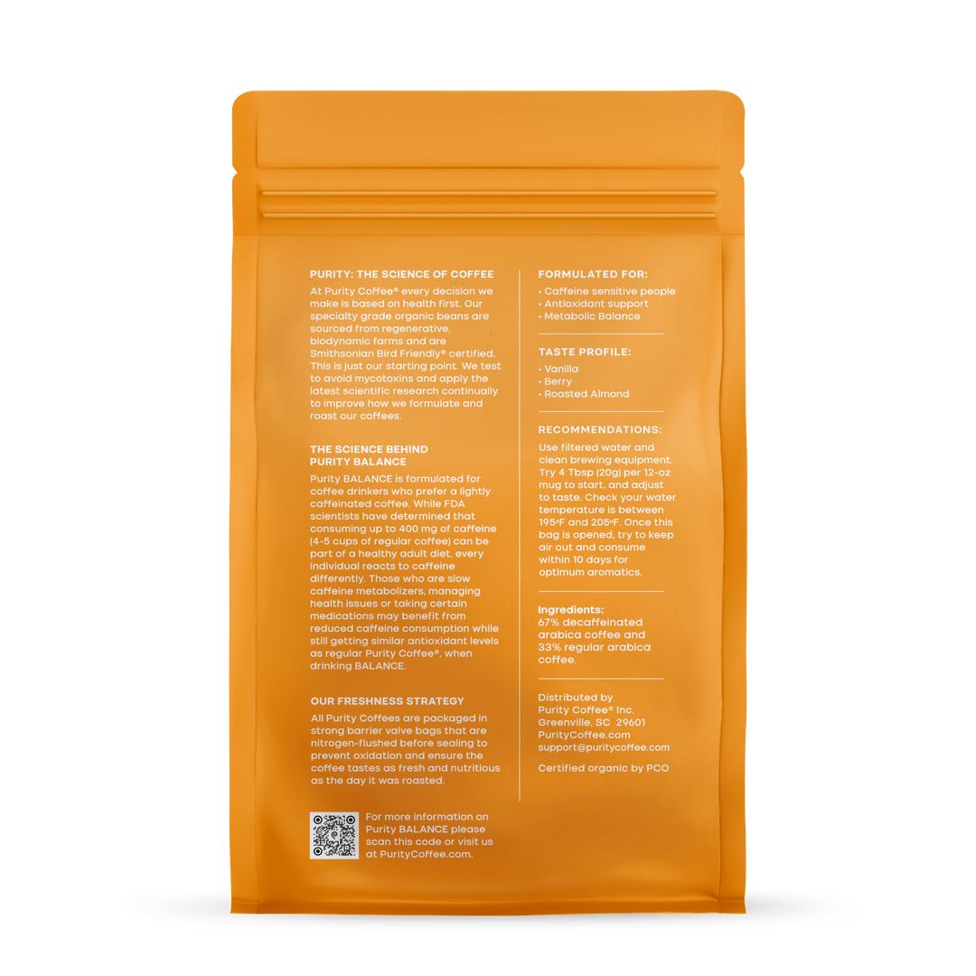 Bag of medium roast coffee from Blend with notes of Fruity