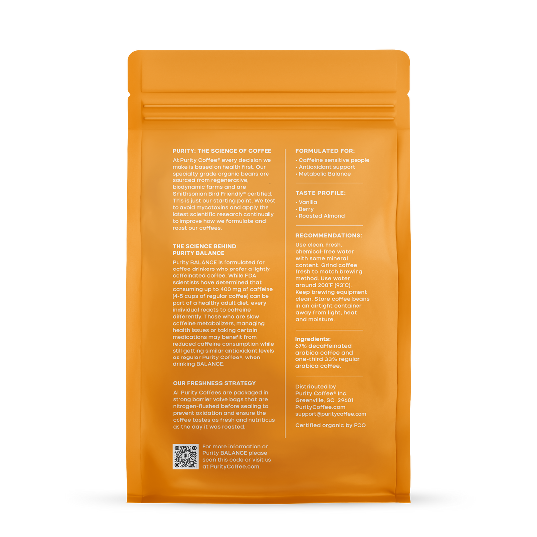 Bag of medium roast coffee from Blend with notes of Fruity