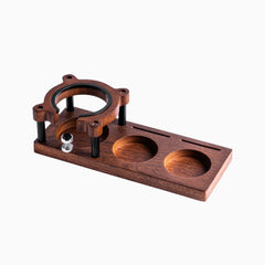 Lab-style coffee bean storage rack component