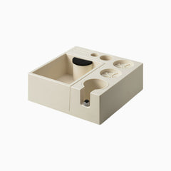 Lab-style coffee bean storage rack component
