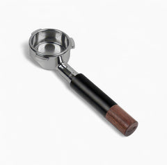 High-extraction Italian-style bottomed portafilter handle