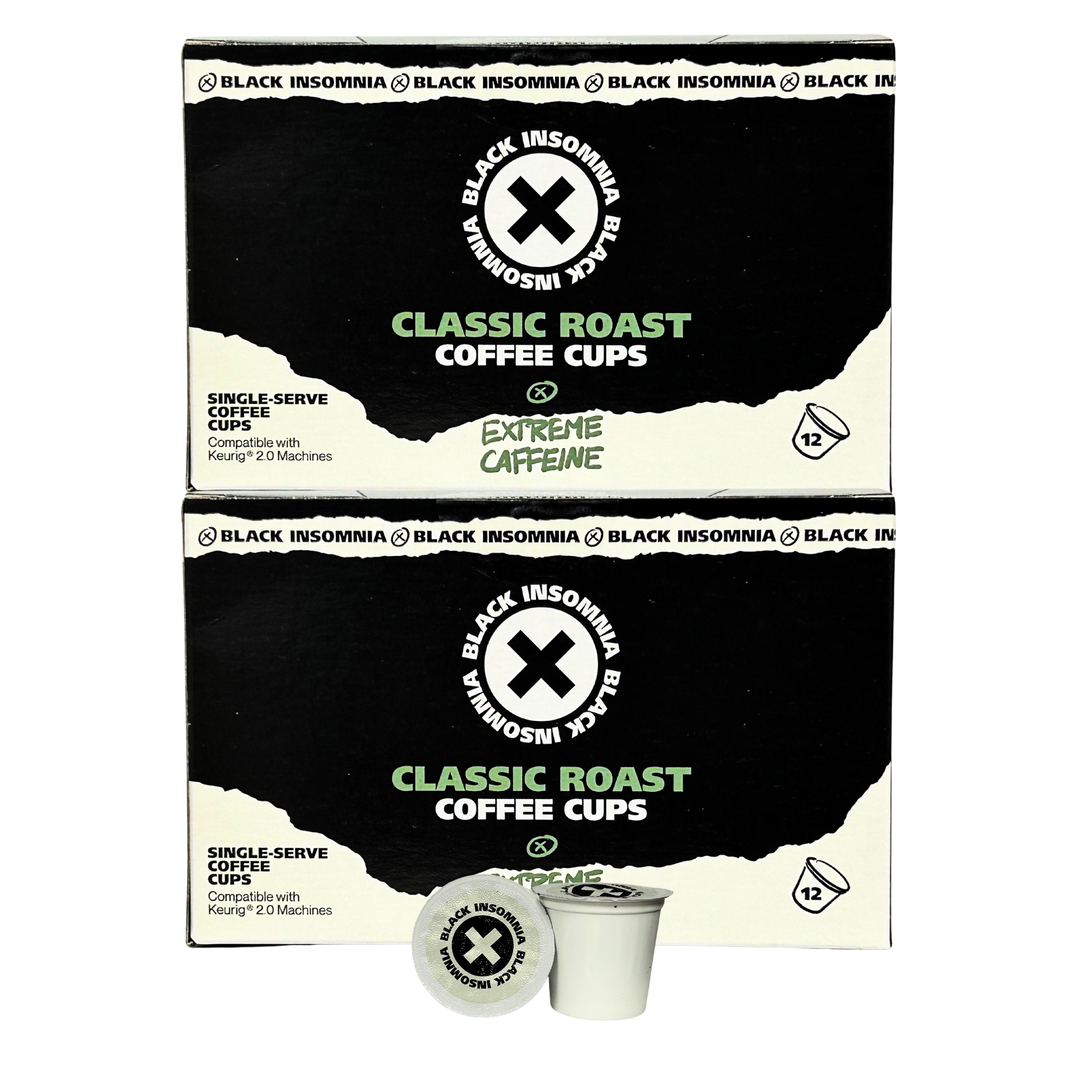 Extreme Caffeine - Classic Roast Single Serve Cups