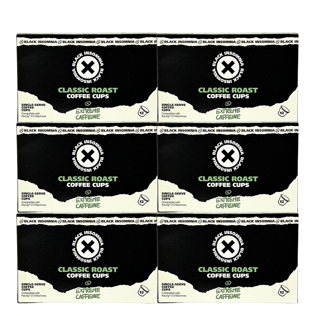 Extreme Caffeine - Classic Roast Single Serve Cups