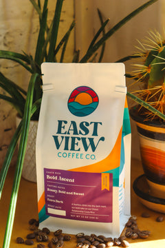 East View Bold Ascent Costa Rica dark-roast coffee bag