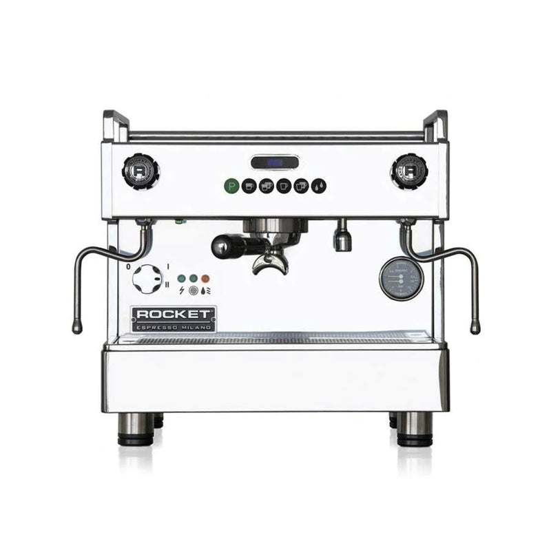 Rocket Boxer 1 Group tall-cup commercial espresso machine front view