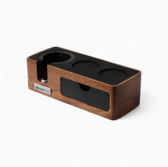 Multi-function coffee tamping station detail