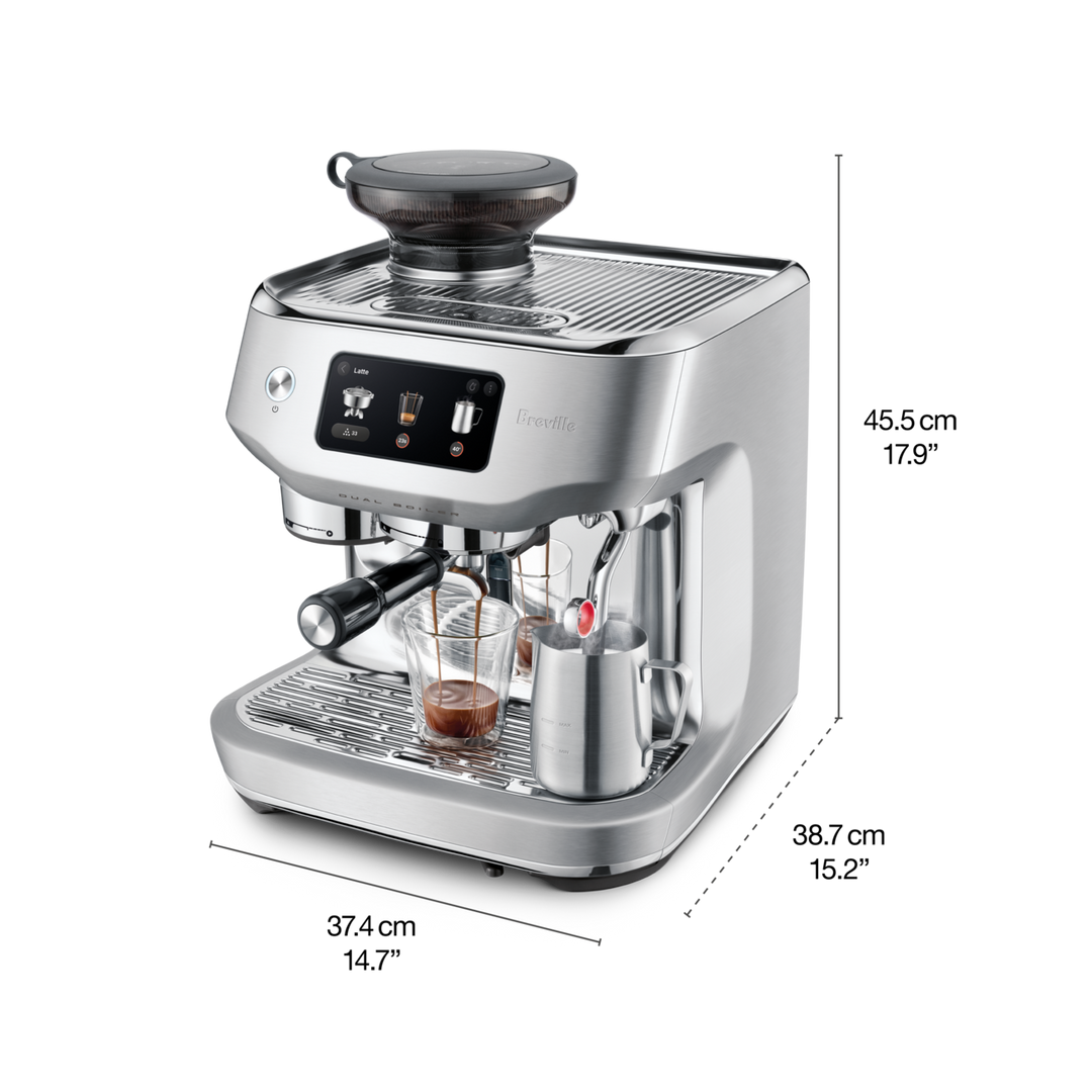Breville Oracle Dual Boiler BES995 dimensions view