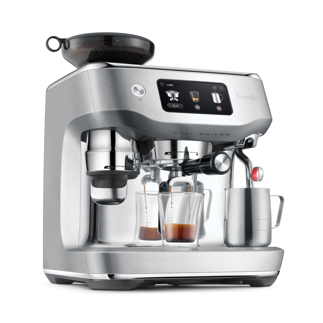 Breville Oracle Dual Boiler BES995 espresso machine – front product view