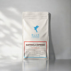 Blue Hummingbird San Bernardo Guatemala Espresso — front coffee package