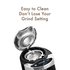 Ceado E37S easy-clean grinder design feature