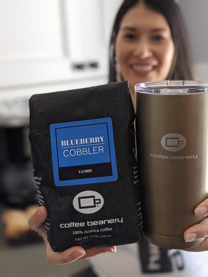 Bag of medium roast coffee from Blend with notes of Fruity