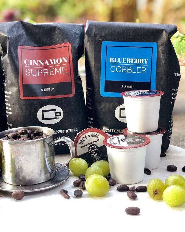 Bag of medium roast coffee from Blend with notes of Fruity