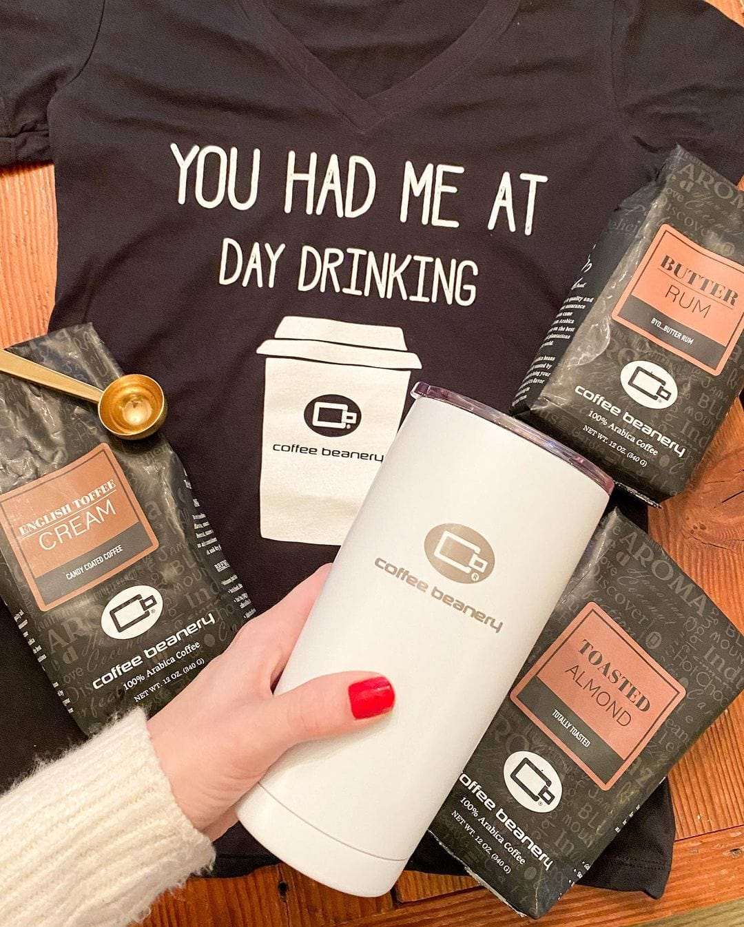Bag of medium roast coffee from Blend with notes of Rich Flavors