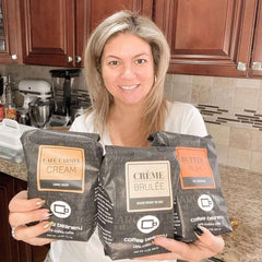 Coffee Beanery Caramel Vanilla Latte Flavored Coffee — product packaging detail, image 11