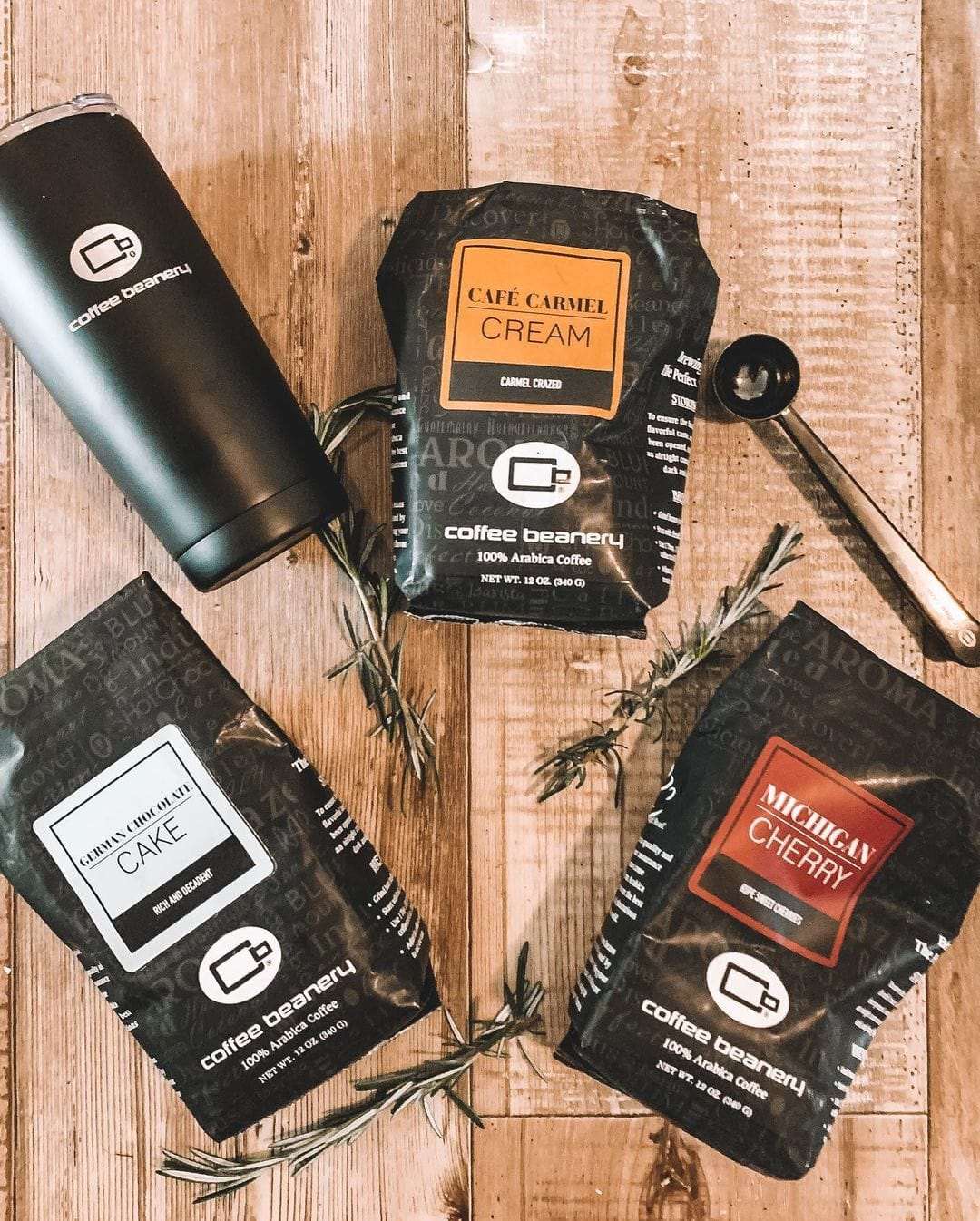 Bag of medium roast coffee from Blend with notes of Rich Flavors