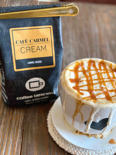 Coffee Beanery Caramel Vanilla Latte Flavored Coffee — product packaging detail, image 14