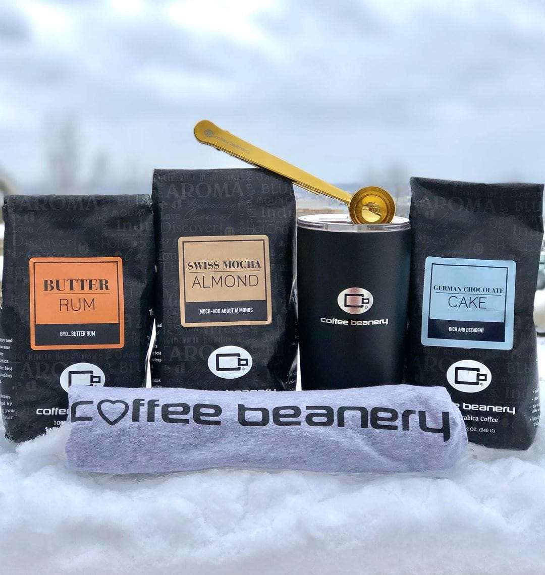 Bag of medium roast coffee from Blend with notes of Chocolate