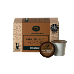 Coffee Beanery Dark Chocolate Almond Flavored Coffee — decaf, 12-count pod box, automatic-drip grind, image 7