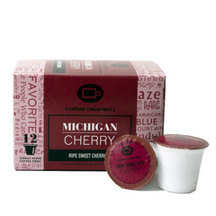 Coffee Beanery Michigan Cherry Flavored Coffee — single-serve pod packaging, image 3