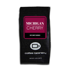 Coffee Beanery Michigan Cherry Flavored Coffee — whole-bean coffee package, image 1