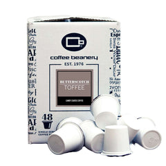 Coffee Beanery Butterscotch Toffee Flavored Coffee — regular, 48-count pod box, automatic-drip grind, image 3