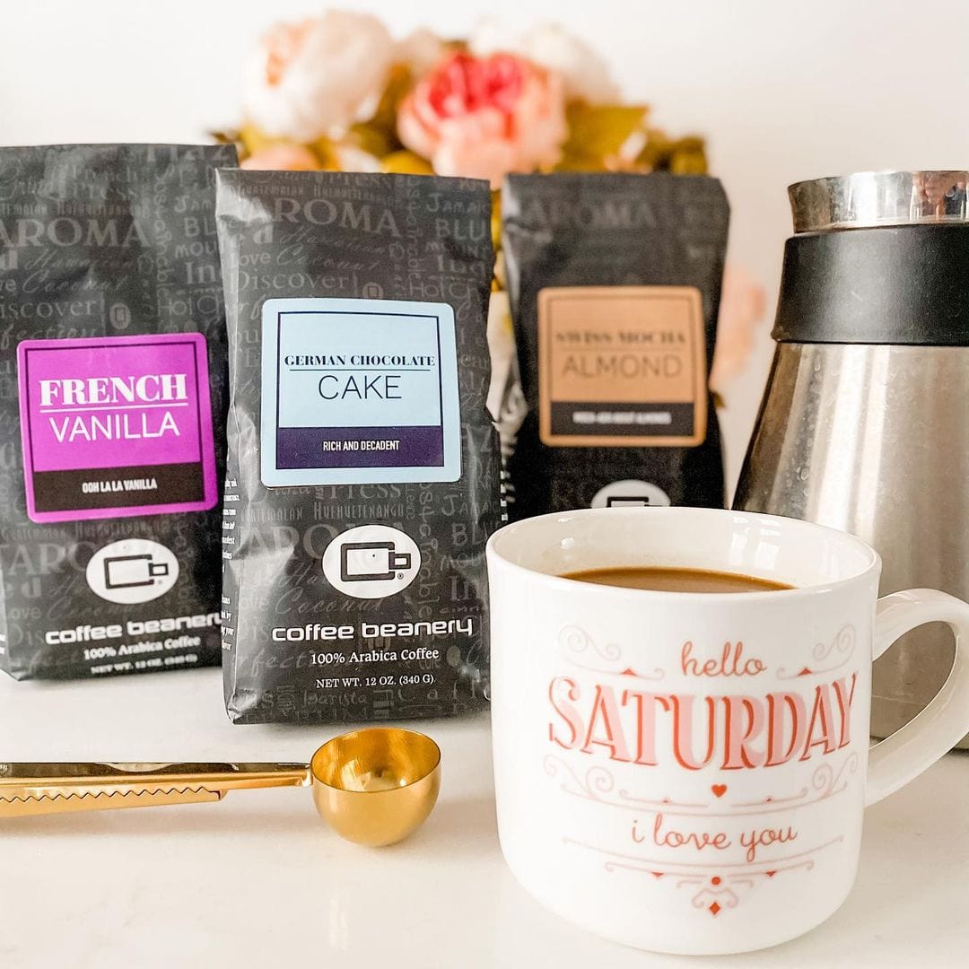 Bag of medium roast coffee from Blend with notes of Rich Flavors