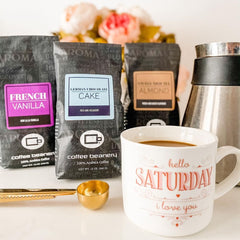 Coffee Beanery Vanilla Bean Flavored Coffee — product packaging detail, image 12