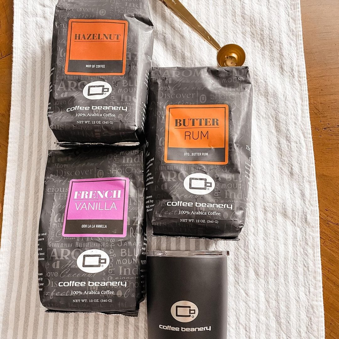 Bag of medium roast coffee from Blend with notes of Rich Flavors