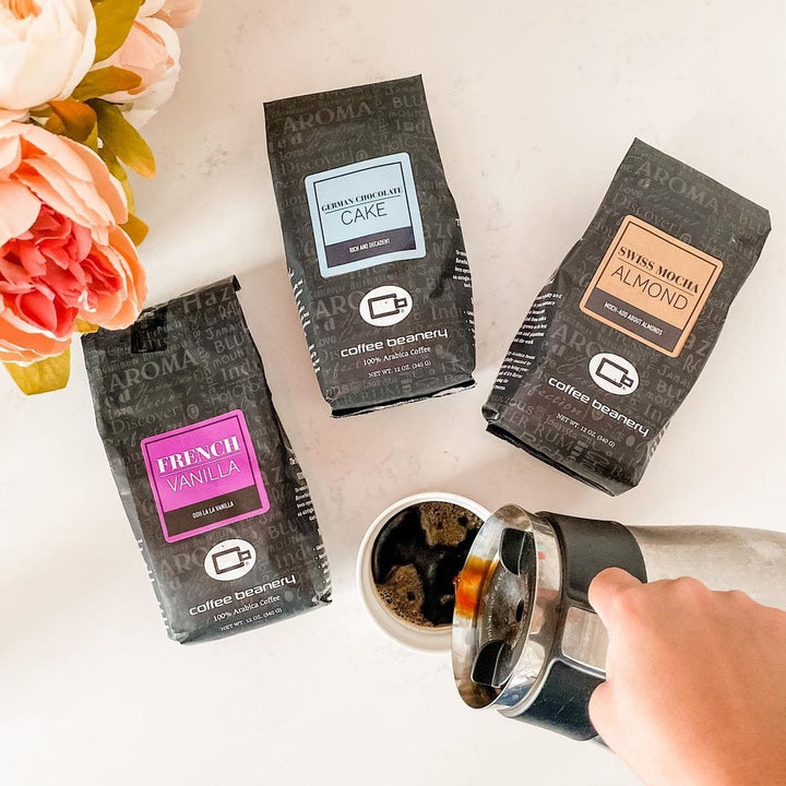 Bag of medium roast coffee from Blend with notes of Rich Flavors