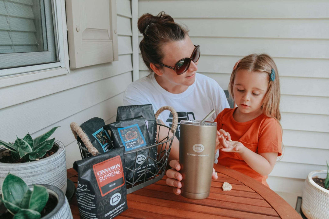 Bag of medium roast coffee from Blend with notes of Chocolate