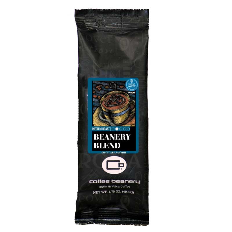 Bag of medium roast coffee from Blend with notes of Chocolate