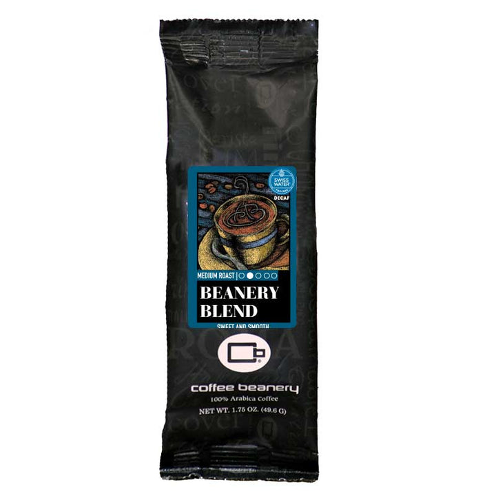 Bag of medium roast coffee from Blend with notes of Chocolate