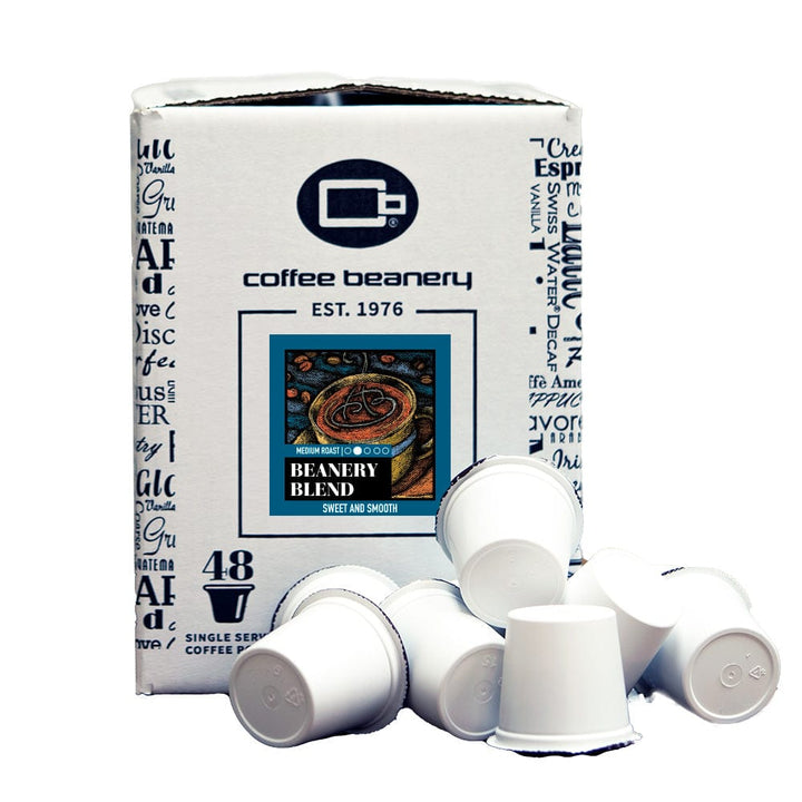 Bag of medium roast coffee from Blend with notes of Chocolate