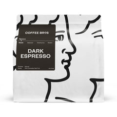 Coffee Bros. Dark Espresso Roast twelve-ounce bag