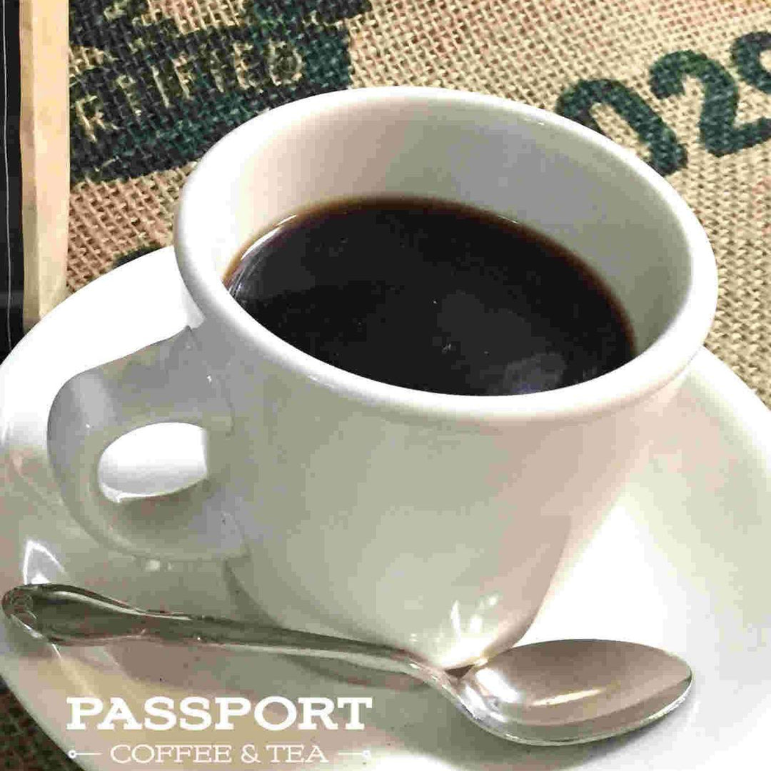 Bag of specialty roast coffee from Colombia, Nariño with notes of Rich Flavors