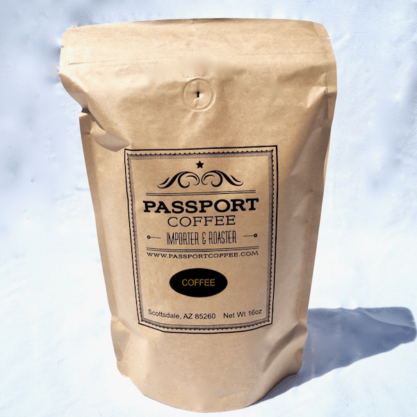 Bag of specialty roast coffee from Colombia, Nariño with notes of Fruity