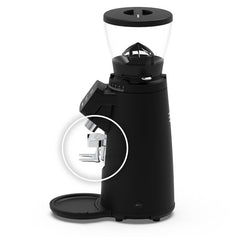 Compak i3 Pro adjustable portafilter support detail