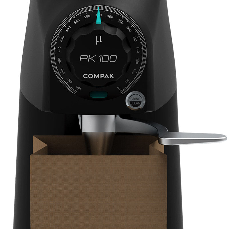 Compak PK100 Shop grinding outlet with coffee bag holder