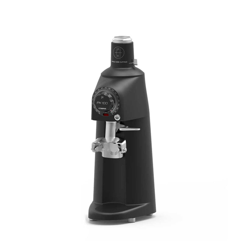 Compak PK100 single-dose coffee grinder with 98mm flat burrs