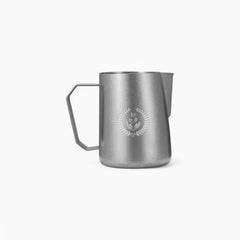 Latte Art Pro stainless steel milk pitcher detail