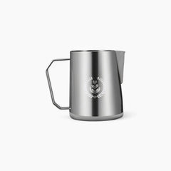 Latte Art Pro stainless steel milk pitcher detail