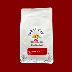 Norte Café 5 lb Dark Roast Coffee rear packaging view