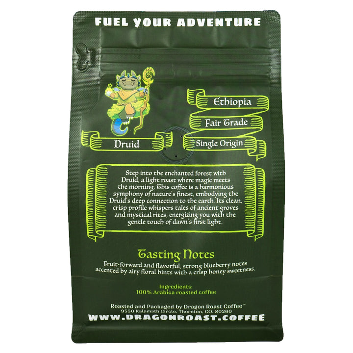 Bag of specialty roast coffee from Origin Unknown with notes of Rich Flavors