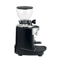Ceado E37S black timed-dose grinder, side view