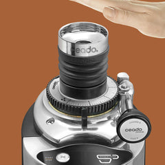 Ceado E37SD single-dose coffee grinder, side view